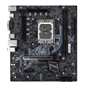 Материнская плата Colorful BATTLE-AX B760M-K D5 V20, LGA 1700, INTEL B760, 2xDDR5, 4xSATA, 2xM.2, 1xPCI-E 4.0 x16, 1xPCI-E x1, 1xHDMI, 1xVGA, 1x1Gb LA