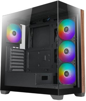 Корпус Azza Npetune черный без БП ATX 4x120mm 2xUSB2.0 1xUSB3.0 audio bott PSU