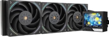 Система водяного охлаждения Thermalright Mjolnir Vision 360 ARGB Soc-AM5/AM4/1151/1200/2066/2011/1700 черный 4-pin 27dB Al LCD Ret (M-VISION-360-BL-AR