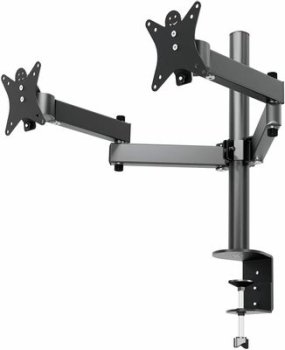 Кронштейн для мониторов Holder MDS-SU203-B черный 13"-32" макс.8кг настольный поворот и наклон верт.перемещ.