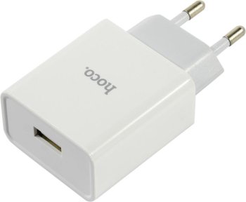 Зарядка USB-устройств Hoco <C81A White> USB (Вых. DC5V, USB)