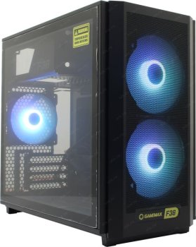 Корпус Miditower GameMax <F36 BK> ATX без БП