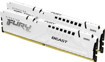 Оперативная память Kingston Fury Beast White DDR5 5600 МГц 2x32 ГБ (KF556C36BWEK2-64)