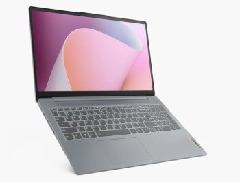 Ноутбук Lenovo IdeaPad Slim 3 15ABR8 15.6", AMD Ryzen 5 7430U, RAM 8 ГБ, SSD 512 ГБ, AMD Radeon Graphics, Без системы, (82XM00HGRK), серый, Русская ра