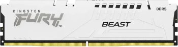 Оперативная память Kingston Fury Fury Beast White Expo DDR5 6400 МГц 1x16 ГБ (KF564C32BWE-16)