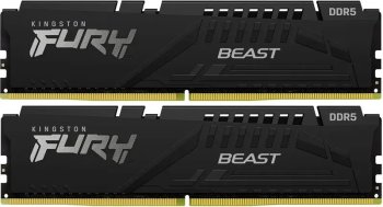 Оперативная память Kingston Fury Fury Beast DDR5 6000 МГц 2x16 ГБ (KF560C30BBEK2-32)