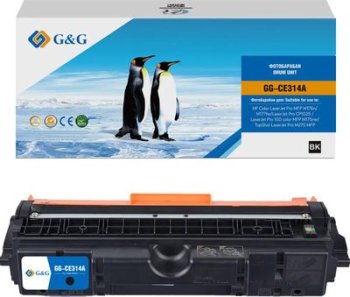 Драм-картридж совместимый G&G Universal GG-CE314A CE314A цветной цв:14000стр. для CLJ Pro MFP M176n/M177fw/CP1025 /100 color MFP M175nw/TopShot M275 M