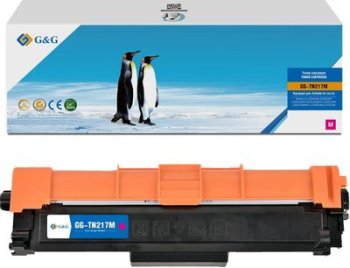 Картридж G&G GG-TN217M TN-217M пурпурный (2300стр.) для Brother HL-L3210CW/L3230CDN/L3230CDW/L3270CDW;DCP-L3550CDW/L3551CDW;MFC-L3750CDW/L377