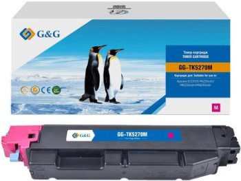 Картридж G&G GG-TK-5270M TK5270M пурпурный (6000стр.) для Kyocera ECOSYS P6230cdn/M6230cidn/M6630cidn