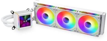 Система водяного охлаждения Lian-Li Galahad II LCD 360 SL-INF ARGB Soc-AM5/AM4/1151/1200/1700 белый Al+Cu LCD Ret (G89.GA2ALCD36INW.00)