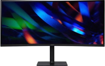 Монитор 34" Acer CZ342CURHbmiphuzx VA 3440x1440, 165 Гц, 4 мс, 21:9, 350 кд/м2, 1хHDMI, 1хDP, черный