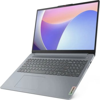 Ноутбук Lenovo IdeaPad Slim 3 16IRU8 16", Intel Core i3-1315U, RAM 8 ГБ, SSD 256 ГБ, Intel UHD Graphics, Без системы, (82X8004NRK), серый, Русская рас