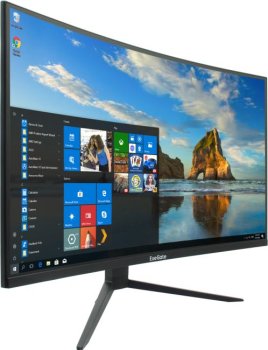 Монитор изогнутый игровой 240 Гц 31.5" ExeGate Combat EC3207TA (VA Curved R1500 LED Grade A+, 2K, 2560x1440@240Гц (WQHD), 16:9, 300cd/m2, 3000:1, 178°