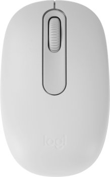 Мышь беспроводная Logitech M196 белый оптическая 1000dpi BT 2 кнопки