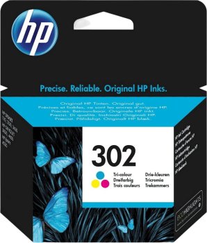 Картридж HP 302 F6U65AE многоцветный (150стр.) для