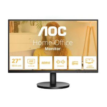 Монитор 27" AOC U27B3A Black (4K, IPS, 3840x2160)