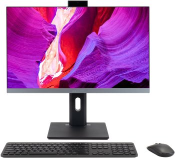 Моноблок Digma Pro Unity 23.8" Full HD i3 12100 (3.3) 16Gb SSD512Gb UHDG CR Windows 11 Professional GbitEth WiFi BT 90W клавиатура мышь Cam серый/черн