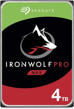 Жесткий диск Seagate 3.5"; 4 Тб IronWolf Pro NAS ST4000NT001 SATA 6Гб/s, 7200rpm, 256MB,