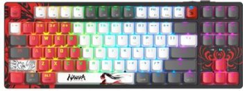 Клавиатура A4Tech Bloody WS87 механическая серый/красный USB for gamer LED (WS87)