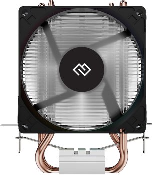 Вентилятор Digma D-CPC110-PWM1 90x90x25mm Soc-AM4/1151/1200 черный 4-pin 23dB Al+Cu 110W 247gr Ret