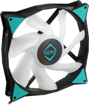 Вентилятор Iceberg Thermal <ICEGALE14A-E0A> IceGALE ARGB 140mm Black (4пин, 140x140x25мм, 0-36дБ, 500-1600об/мин)