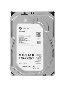 Жесткий диск Seagate SATA 2 Тб SkyHawk 5400 rmp 6Гб/s 256Mb 1 year warranty (replacement ST2000VX008, ST2000VX015, WD23PURZ, ST2000VM003)
