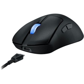 Мышь беспроводная /проводная ASUS ROG Keris II ACE черный, 42000 dpi, радиоканал, Bluetooth, USB, кнопки - 6