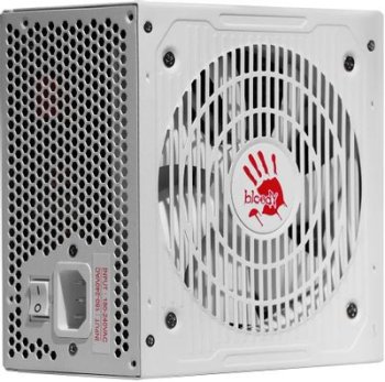 Блок питания Bloody ATX 750W BD-PS750G 80+ gold (20+4pin) APFC 120mm fan 6xSATA Cab Manag RTL белый