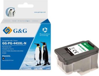 Картридж G&G GG-PG-445XL-N PG-445 черный (15мл) для Canon PIXMA MG3040/2545S/2440/2940/2540/2540S;iP2840;MX494;TS204/3140/3440;TR4540/3340/46