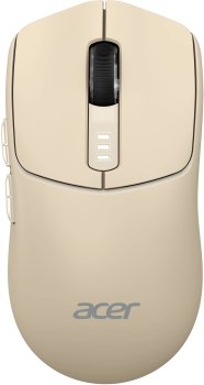 Мышь беспроводная Acer OMR312 бежевый оптическая 3200dpi BT/Radio USB 5but (ZL.MCECC.037)