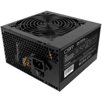Блок питания CBR ATX 400W 80+ Bronze, DC-DC, APFC, 0.6mm, 20+4pin, 1*8-pin(4+4P), 1*6+2pin, 4*SATA, 2*IDE, 12cm fan, 1.5м кабель питания, черный [PSU-