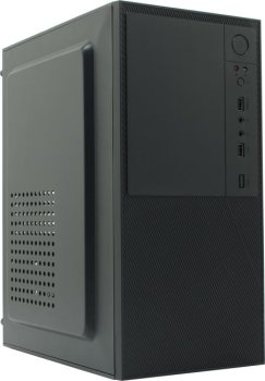 Корпус Minitower ExeGate BAA-308 (mATX, без БП, 2*USB, HD Audio, черный)