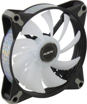 Вентилятор ALSEYE <FB120 Black> (120x120x25мм, 22.5дБ, 1000об/мин)
