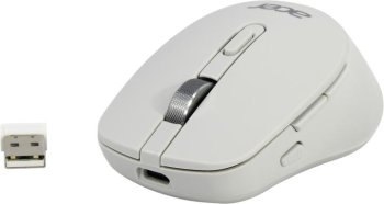 Мышь беспроводная Acer OMR310, оптическая, , светло-серый
