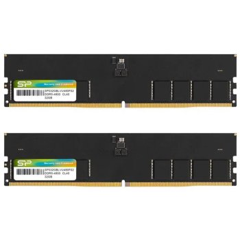 Оперативная память Silicon Power DDR5 4800 МГц 2x16 ГБ (SP032GBLVU480F22)