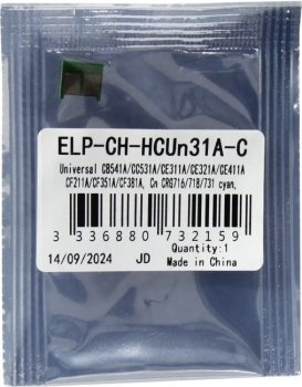 [NEW] <ELP-CH-HCUn31A-C> Чип для CB542A,CC532A,CE312A/CE322A/CE412A/CF212A/CF352A/CF382A  Cyan