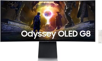 Монитор Samsung 34" Odyssey OLED G8 LS34DG852SIXCI UWQHD, серебристый
