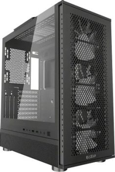 Корпус без блока питания/ PCCooler ME200 MESH WH, Mesh Full Tower, White, TG, SPCC, 3x120mm ARGB E-ATX, ATX, mATX, mITX 180/380/220mm 4x2.5", 2x3.5",