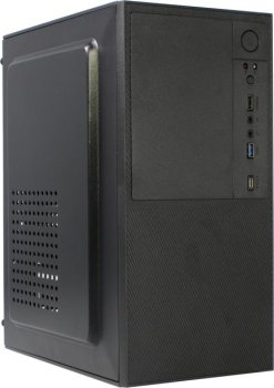 Корпус Minitower ExeGate BAA-308UC черный (mATX, без БП, 1*USB+1*USB3.0+1*TypeC, HD Audio)