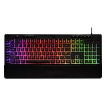 Клавиатура Redragon Shiva RU [77526] {проводная игровая, RGB, 26 anti-ghost keys }
