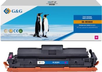 Картридж G&G GG-W2303X W2303X пурпурный (5500стр.) для HP CLJ Pro 4203/MFP 4303