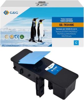 Картридж G&G GG-TK5440C TK-5440C голубой (2400стр.) для Kyocera ECOSYS PA2100cx/PA2100cwx/MA2100cfx/MA2100cwfx