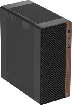 Корпус Formula TimberLine T2 черный без БП mATX 4x120mm 1xUSB2.0 1xUSB3.0 1xUSB3.1 audio bott PSU