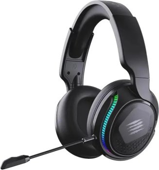 Наушники с микрофоном Mad Catz P.I.L.O.T. PRO черные (Bluetooth, 2.4 гГц, 3.5 мм jack, RGB подсветка, 50 мм, 930 мАч)
