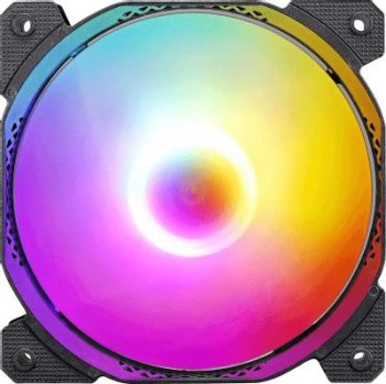 Вентилятор для корпуса Formula Cosmic 14BK FR RGB 140х140x25 черный 3-pin 4-pin (Molex) 22дБ Ret