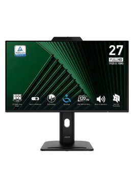 Монитор MSI PRO MP272PMG 27" 16:9 FHD(1920x1080) IPS Flat,Webcam,4ms(GTG),1000:1,100M:1,300nit,1xHDMI,1xDP,1xVGA,1xUSB-A,1xUSB-B,Speaker,Tilt,Swivel,H