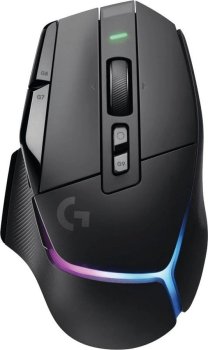 Мышь беспроводная Logitech G502 X Plus черный, 25600 dpi, радиоканал, USB, кнопки - 13
