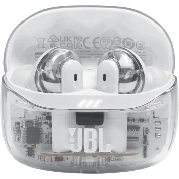 Наушники с микрофоном JBL Tune Beam Ghost 2, белый