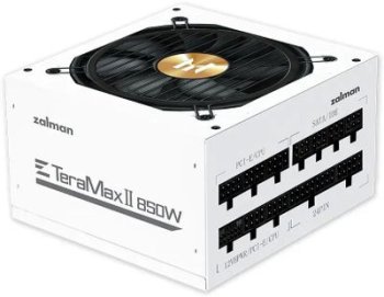 Блок питания Zalman ATX 850W ZM850-TMX2 Snow 80+ gold 24pin APFC 120mm fan 12xSATA Cab Manag RTL