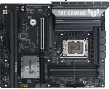 Материнская плата ASUS TUF GAMING B860-PLUS WIFI, LGA 1851, INTEL B860, 4xDDR5, 4xSATA, 3xM.2, 1xPCI-E 5.0 x16, 1xPCI-E 4.0 x16, 1xDP, 1xHDMI, 1x 2.5G
